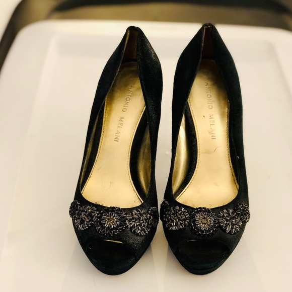 Antonio Melani Peep-Toe Pumps - Size 6.5 - Picture 9 of 12